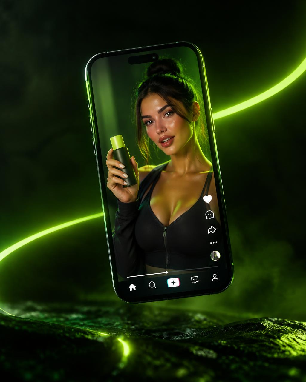 Influencer virtual criado com IA